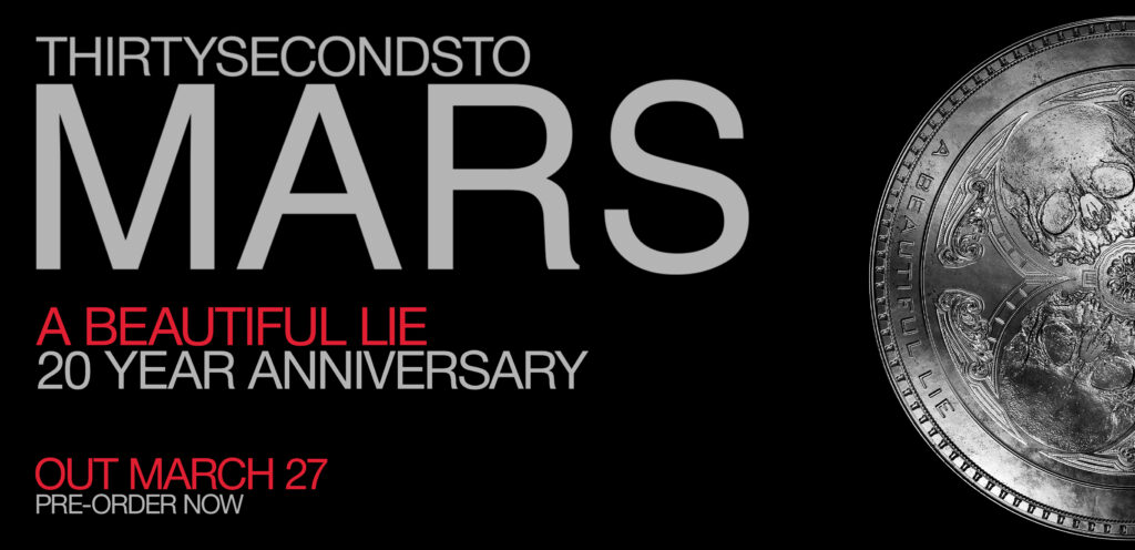 Thirty Seconds to Mars A Beautiful Lie (20 Year Anniversary) Out March 27